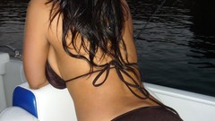 Denise milani cleavage huge boobs