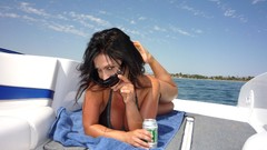 Denise milani cleavage huge boobs