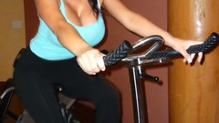 Denise milani exercises