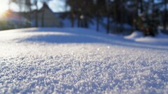 depth of field snow winter