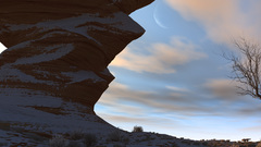Desert snow nature dual