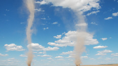 Desert tornadoes