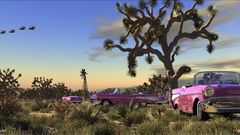 Deserts Cadillac pink cars