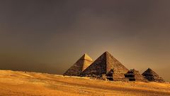 Deserts Egypt pyramids Great