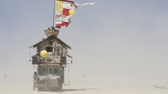 Deserts houses Flags trailer