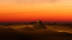 Deserts science fiction pyramids