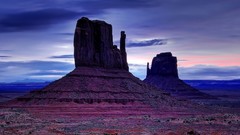 Deserts Violet rocks