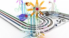 Design abstract 3d digital art