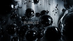 Design abstract bubbles spheres digital art lacza