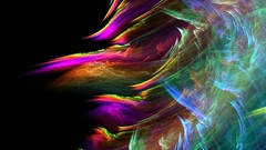 Design abstract colors waves multicolor artwork
