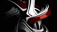 Design abstract Metallic 3d hexagon