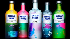 Design alcohol drinks vodka bottles absolut