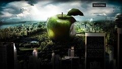 Design apples imac cities Alexander Koshelkov