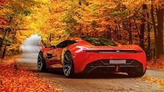 Design cars Aston Martin concept cars dBc red cars