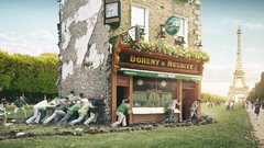 Design Eiffel Tower Paris France funny artwork Viral