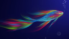 Design fish multicolor