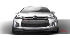 Design front racing concept art sketches Citroën DS4