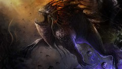 Design game Monsters giant creatures fantasy art