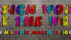 Design graffiti colors