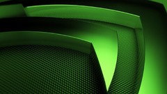 Design Green abstract nvidia 3d