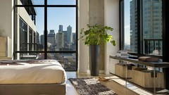 Design Green interior modern window bedroom