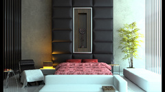 Design interior architecture bed