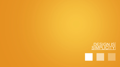 Design minimalistic orange simple
