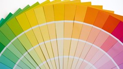 Design paper multicolor rainbows color spectrum