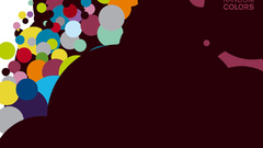 Design random colours abstract