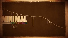 Design retro Typography grunge brown background minimalistic 