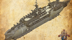 Design steampunk Boats schematic