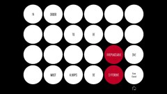 Design Typography black background circles Quotes inspirational 