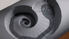 Design washbasin ammonite