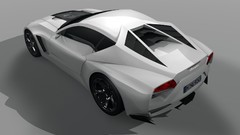 Design white Lamborghini 2009 concept art Lamborghini Toro 
