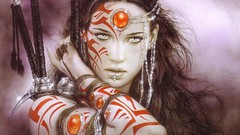 Design woman designer digital art luis royo Designers