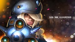 Design woman drawings blondes digital art fantasy art futuristic