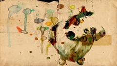 Design woman paper abstract watercolor digital art fantasy art 