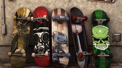 Designed skateboards