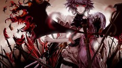 Desire wings blood Anime bloody Swords anime girls