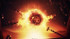 Desktopography chains fantasy art