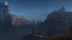 Desktopography multiscreen rope bridge