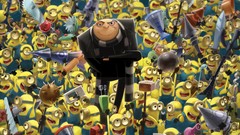 Despicable Me minions artwork cgi CMYK