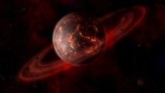 Destruction planets outer space