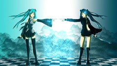Detached sleeves vocaloid black