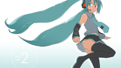 Detached sleeves vocaloid hatsune
