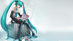 Detached sleeves vocaloid hatsune