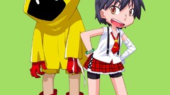 Devil Chibi short hair bakemonogatari kanbaru suruga 