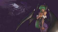 Devil morrigan boobs Darkstalkers