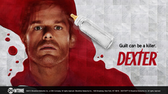 Dexter bottles blood splatters