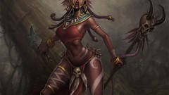 Diablo iii artwork video games witch doctor